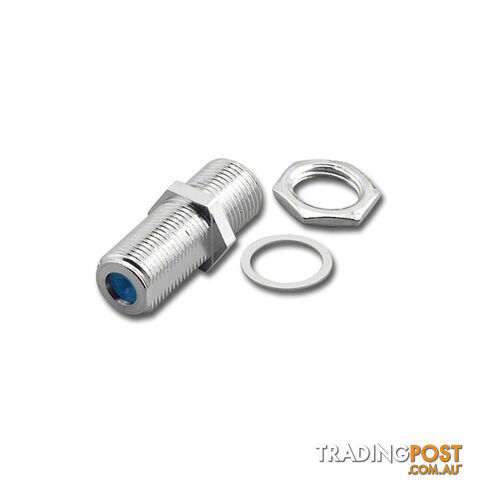 PA5081 'F' SOCKET FOXTEL APP/D BLUE JOINER / GENDER CHANGER 3GHZ