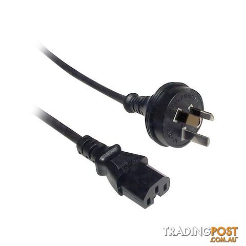 K9HT-2MB 2M HIGH TEMP NOTCHED IEC LEAD HOT APPLIANCE CORD IEC-C15