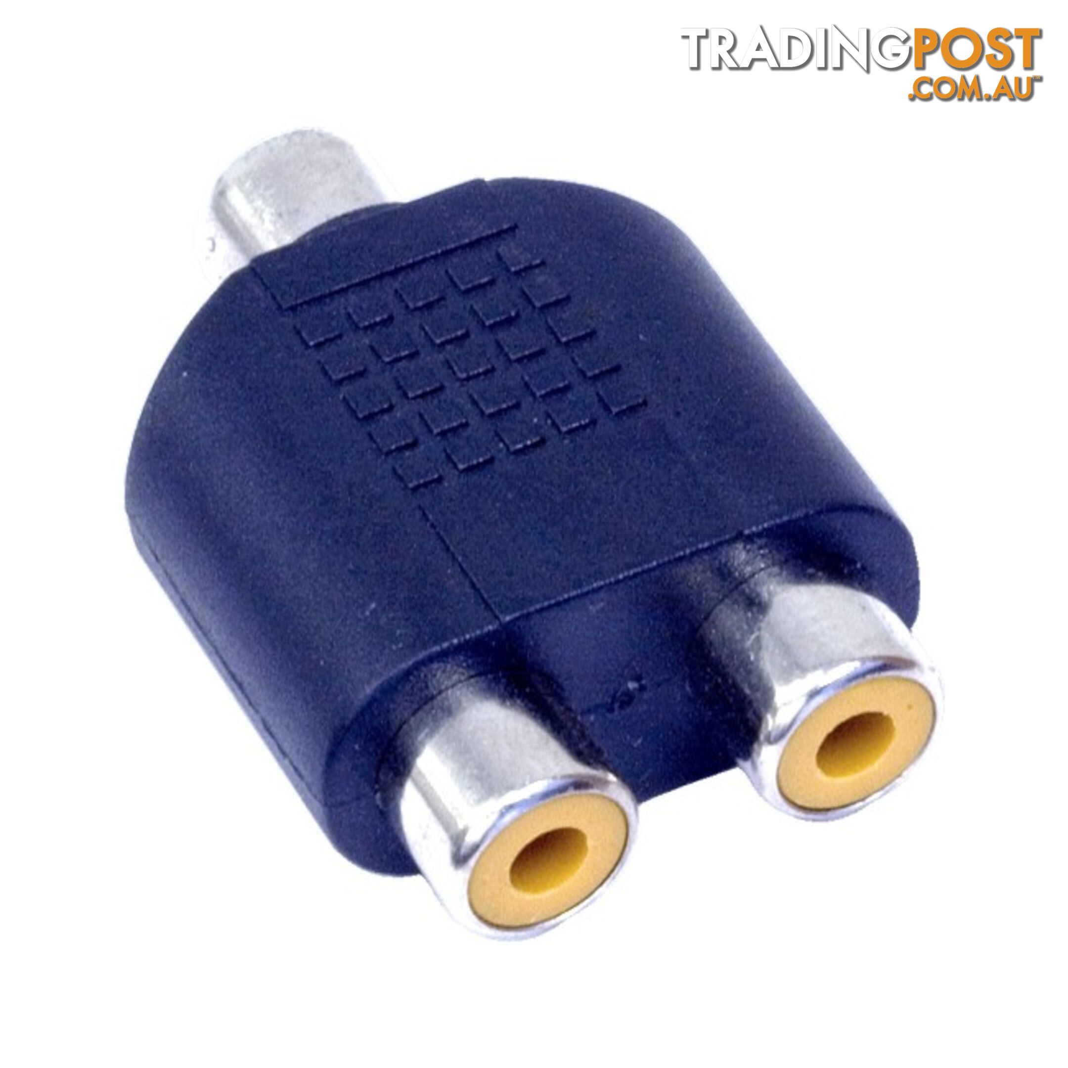 PA2485 RCA SOCKET TO 2X RCA SOCKETS PLASTIC ADAPTOR