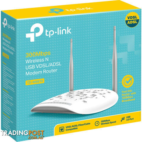 TDW9970 N300 VDSL MODEM ROUTER W/ USB - photo 5 of 5