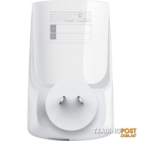 WA850RE 300MBPS WIRELESS REPEATER ACCESS POINT WALL PLUG - photo 3 of 5