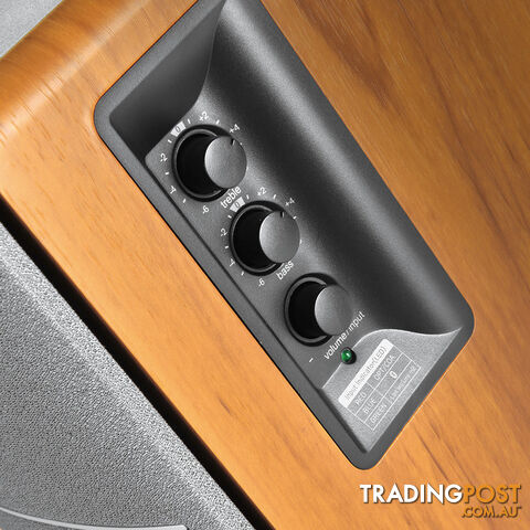 R1280DB-BR 42W BLUETOOTH ACTIVE SPEAKERS BROWN BOOKSHELF OPTICAL - photo 4 of 8