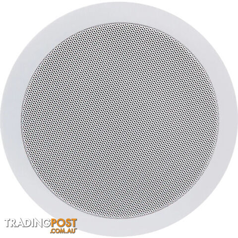 QF6CS 6" 10W 100V CEILING SPEAKER WHITE ABS PLASTIC POWDER COATED GRILL