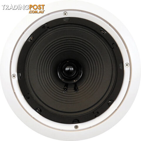 QF6CS 6" 10W 100V CEILING SPEAKER WHITE ABS PLASTIC POWDER COATED GRILL - photo 2 of 3