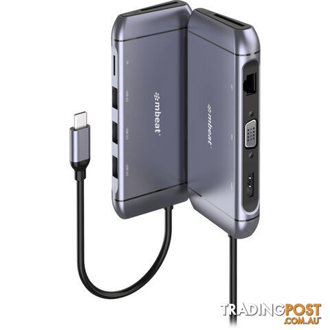 UCDX9 ELITE X9 9 IN 1 USB-C DOCKING STATION PD GIGA LAN HDMI VGA