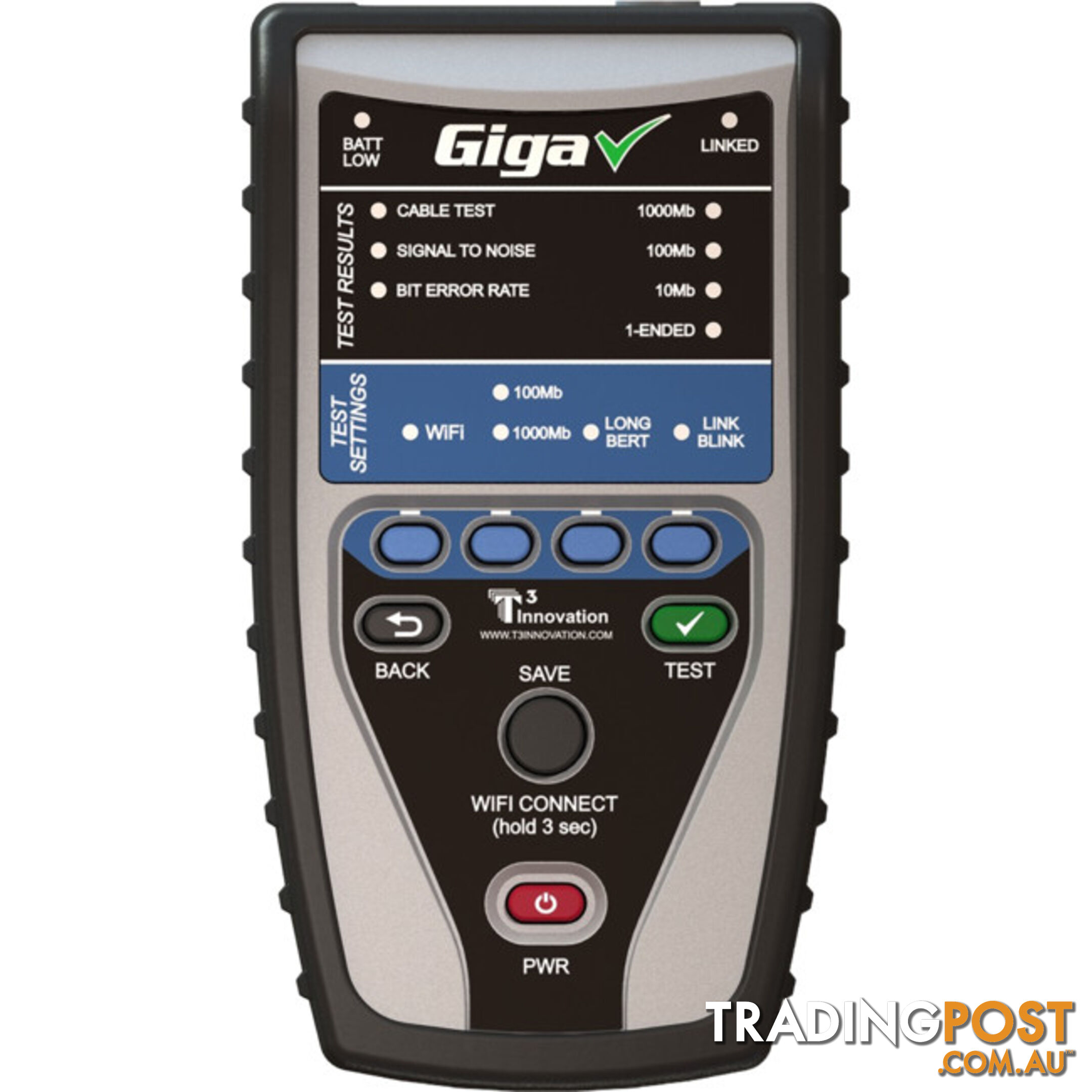 GIGTEST GIGTEST ETHERNET SPEED TESTER T3