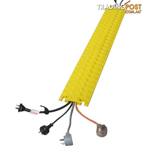 CS03I YELLOW DROP OVER CABLE RAMP PEDESTRIAN POLYURETHANE