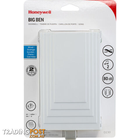 D230 BIG BEN DOOR BELL CHIME HONEYWELL - photo 3 of 3
