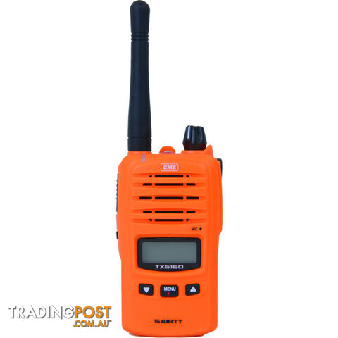 TX6160XO ORANGE 5W IP67 UHF CB HANDHELD BASE MODEL