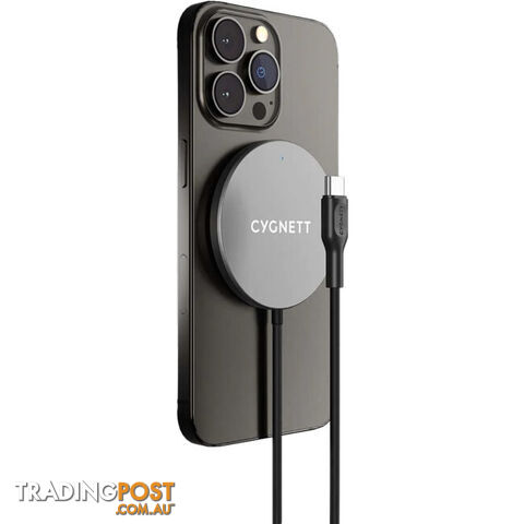 WCC1B MAGCHARGE WIRELESS CHARGING CABLE 1.2M BLACK MAGSAGE AND QI COMPATIBLE - photo 4 of 5