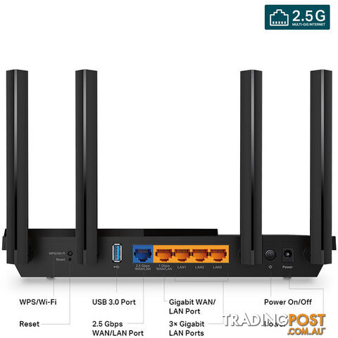 AX55PRO ARCHER AX3000 WIFI6 ROUTER 2.5G - photo 3 of 6