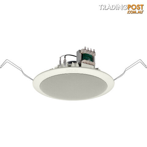 PC648R 6" 5W SINGLE CONE 100V LINE SPEAKER METAL GRILLE & SPRING CATCH