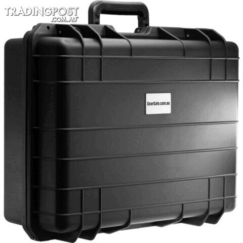 GS021B 460X 330X 145 PROTECTIVE CASE BLACK WITH FOAM GEARSAFE
