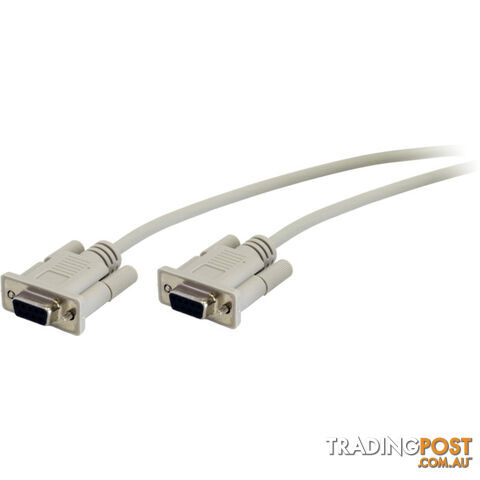 LC5086 2M DB9 NULL MODEM CABLE SOCKET TO SOCKET