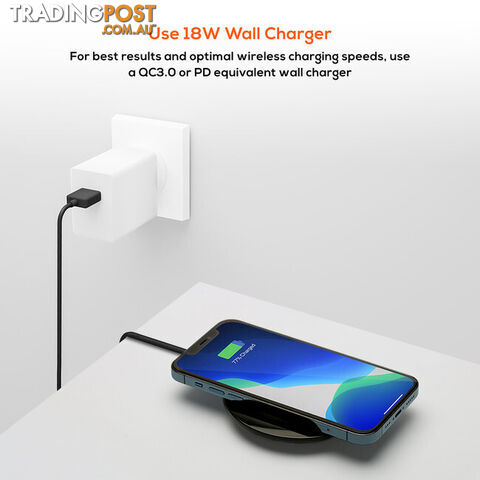 WCS07 10W QI WIRELESS CHARGING PAD GORILLA POWER - photo 5 of 12