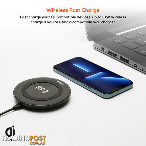 WCS07 10W QI WIRELESS CHARGING PAD GORILLA POWER - photo 2 of 12