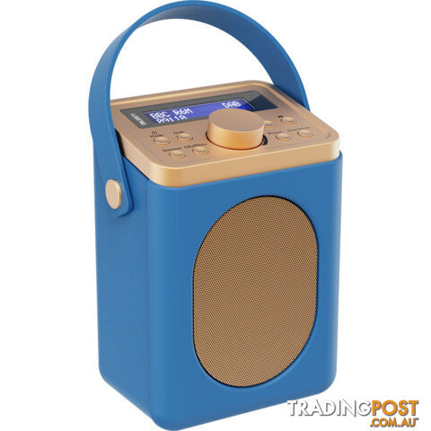 LSFMBL PORTABLE DAB RADIO WITH BLUETOOTH MIDNIGHT BLUE LITTLE SHELFORD