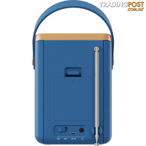 LSFMBL PORTABLE DAB RADIO WITH BLUETOOTH MIDNIGHT BLUE LITTLE SHELFORD - photo 4 of 6