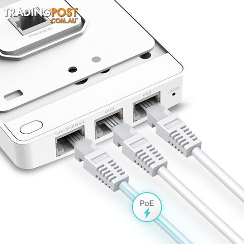 EAP235-WALL AC1200 WALL PLATE ACCESS POINT OMADA MU-MIMO - photo 3 of 5