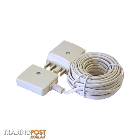 E4003B/IVY 3MT TELEPHONE EXTENSION LEAD 605 PLUG TO 610 SOCKET TEL3230 - photo 2 of 2