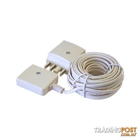 E4003B/IVY 3MT TELEPHONE EXTENSION LEAD 605 PLUG TO 610 SOCKET TEL3230