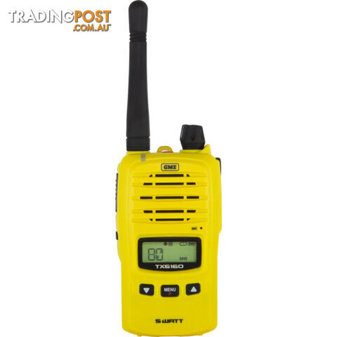 TX6160XY 5W UHF CB HANDHELD YELLOW BASE MODEL