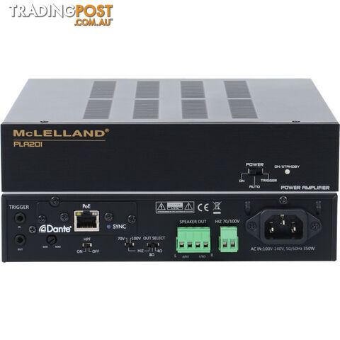 PLA2DI 120W 2CH AMPLIFIER WITH DANTE - photo 3 of 3