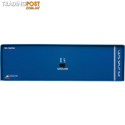 LETSPLITM BALANCED MIC LEVEL SPLITTER GROUND LIFT SWITCH