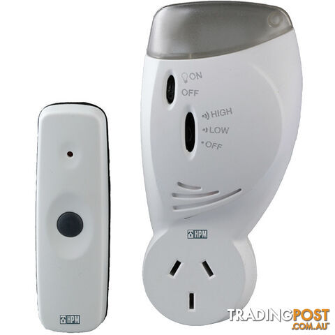 D641/PIFL 70M 240V WIRELESS DOOR CHIME WITH FLASHING LIGHT