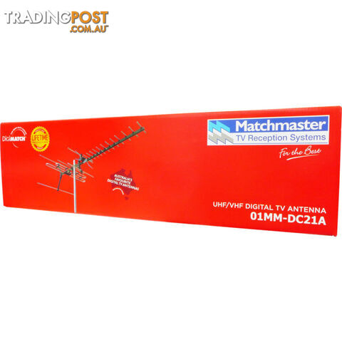 01MM-DC21A 21 ELEMENT UHF VHF ANTENNA (6-12 28-40) MATCHMASTER DC21A - photo 2 of 2