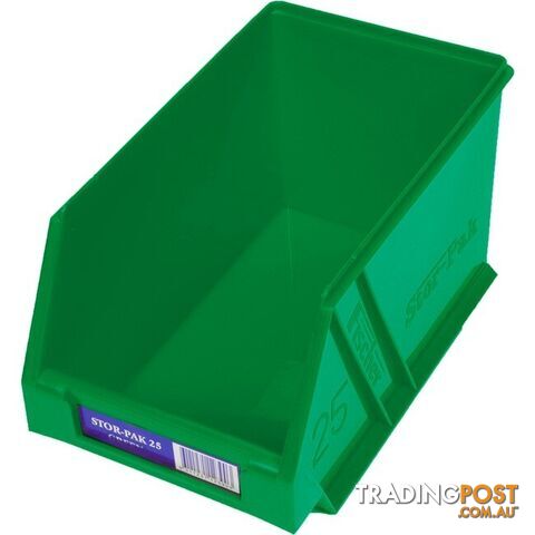 STB25G REGULAR STORAGE DRAWER GREEN STOR-PAK CONTAINERS