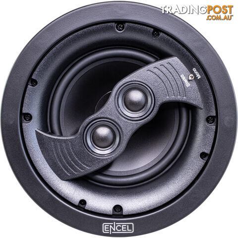 EC6S 100W SINGLE STEREO 6.5" 2 WAY IN-CEILING SPEAKER ADJUSTABLE TWEETERS