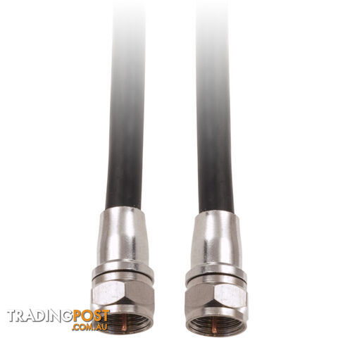 FL6Q-15CFF 15M RG6QUAD 'F' FLYLEAD COMPRESSION 'F' PLUG TO PLUG