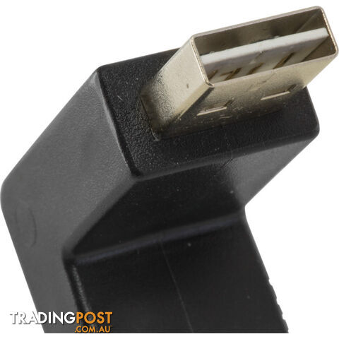 PA2311 USB 2.0 RIGHT-ANGLE ADAPTOR DOUBLE SIDED A PLUG TO SOCKET - photo 3 of 3