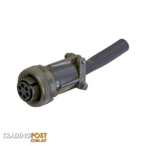 PW4640 6 PIN INLINE SOCKET MS97 MILITARY STYLE