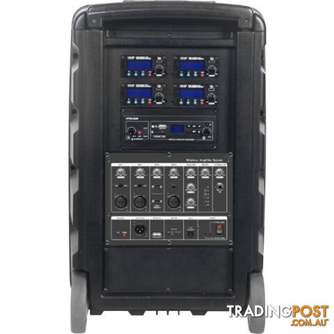 CHAPPROH-5A APEX PRO 250W 10" 2WAY PORT PA 1 X HANDHELD MIC-BLUETOOTH-USB - photo 4 of 7