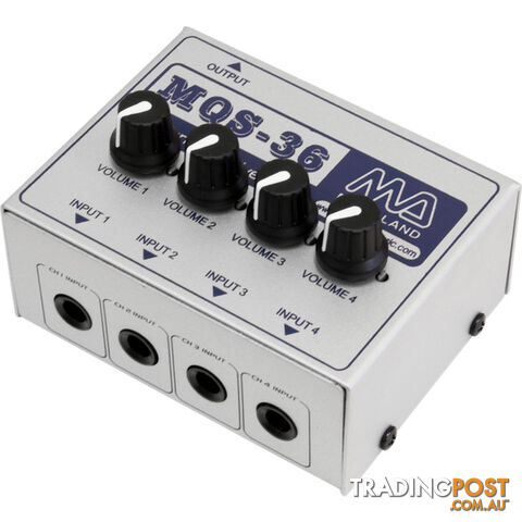 MQS36 4CH PASSIVE MIXER LINE OR INSTRUMENT LEVEL