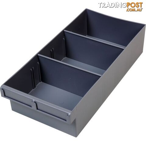 1H025 400MM LARGE SPARE PARTS TRAY GREY DRAWER WITH DIVIDERS