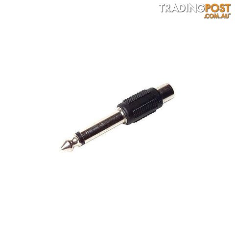 PA1532 6.3MM MONO PLUG TO RCA SOCKET ADAPTOR