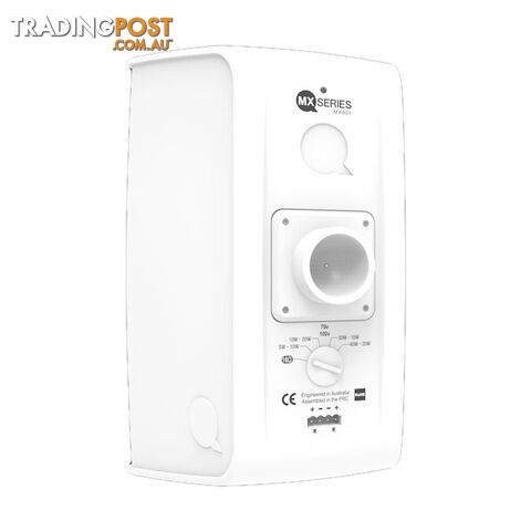 MX601W 6.5" 2 WAY IP67 BOX SPEAKER 16 OHM - 100V WHITE QUEST - photo 2 of 2