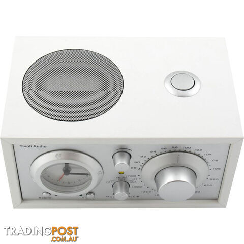 M3USBTWHT MODEL THREE BT - WHITE/ SILVER BLUETOOTH AM/FM CLOCK RADIO - photo 4 of 4