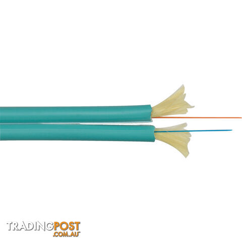 D50125MOM3P DUPLEX FIBRE CABLE - 1M MULTI MODE OM3 PLENUM