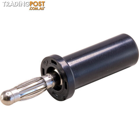PW1361 4MM BANANA PLUG SOLDER TYPE BLACK