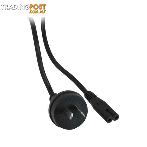 730AC 3M 240V AC MAINS TO FIGURE 8 IEC-C7 ROUND FIG8 - BLACK