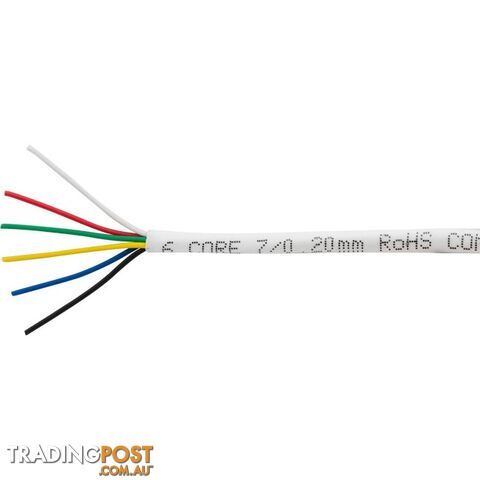 6X7-.2SC-1M 6 CORE SECURITY CABLE - 1M ALARM CABLE - PER METRE (200M) - photo 2 of 2