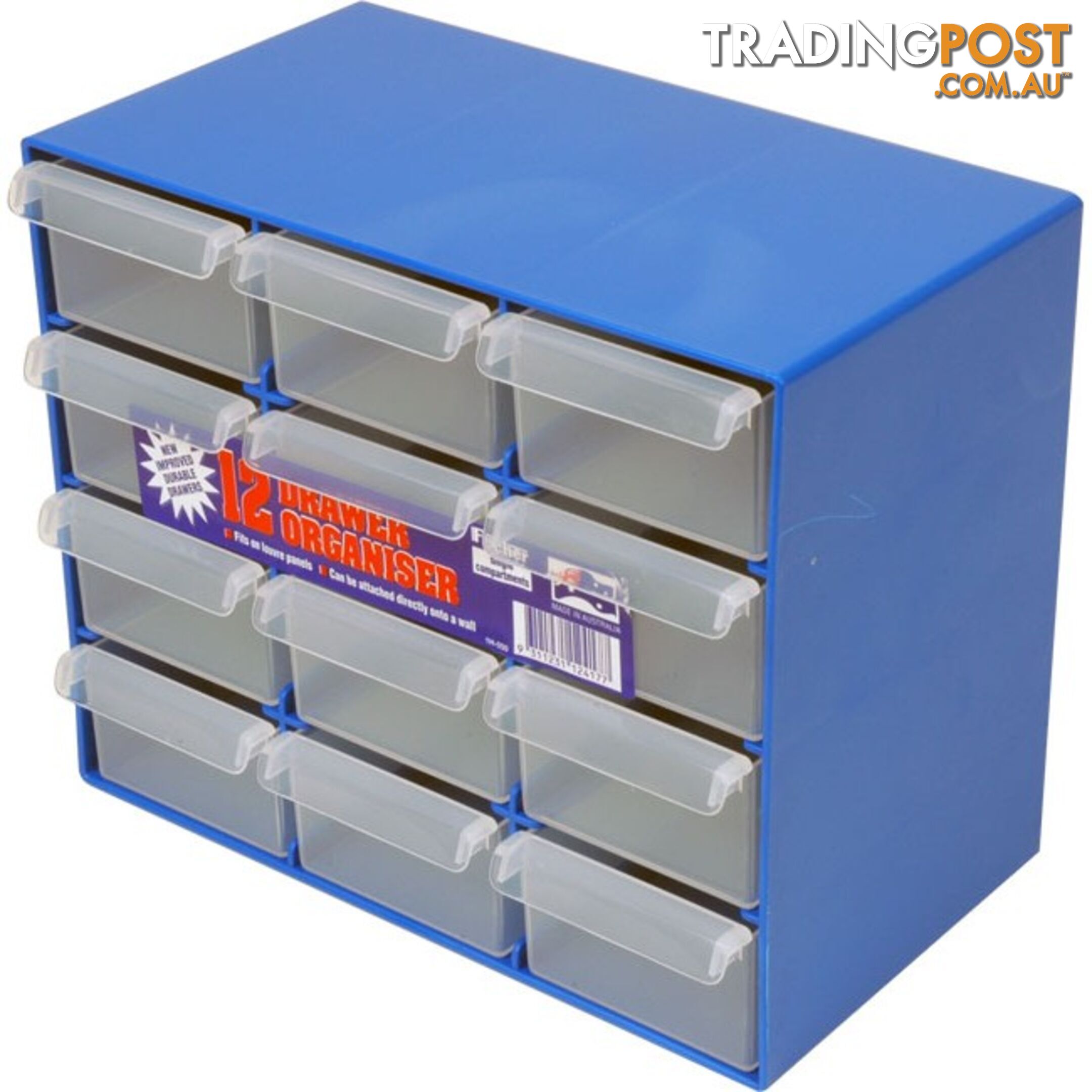 1H050 12 DRAWER STORAGE CABINET SPART PARTS - FISCHER PLASTIC