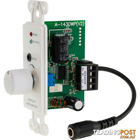 PRO1430WP 24W BLUETOOTH WALL PLATE AMP CLASS D APTX BT4.2 - photo 2 of 3
