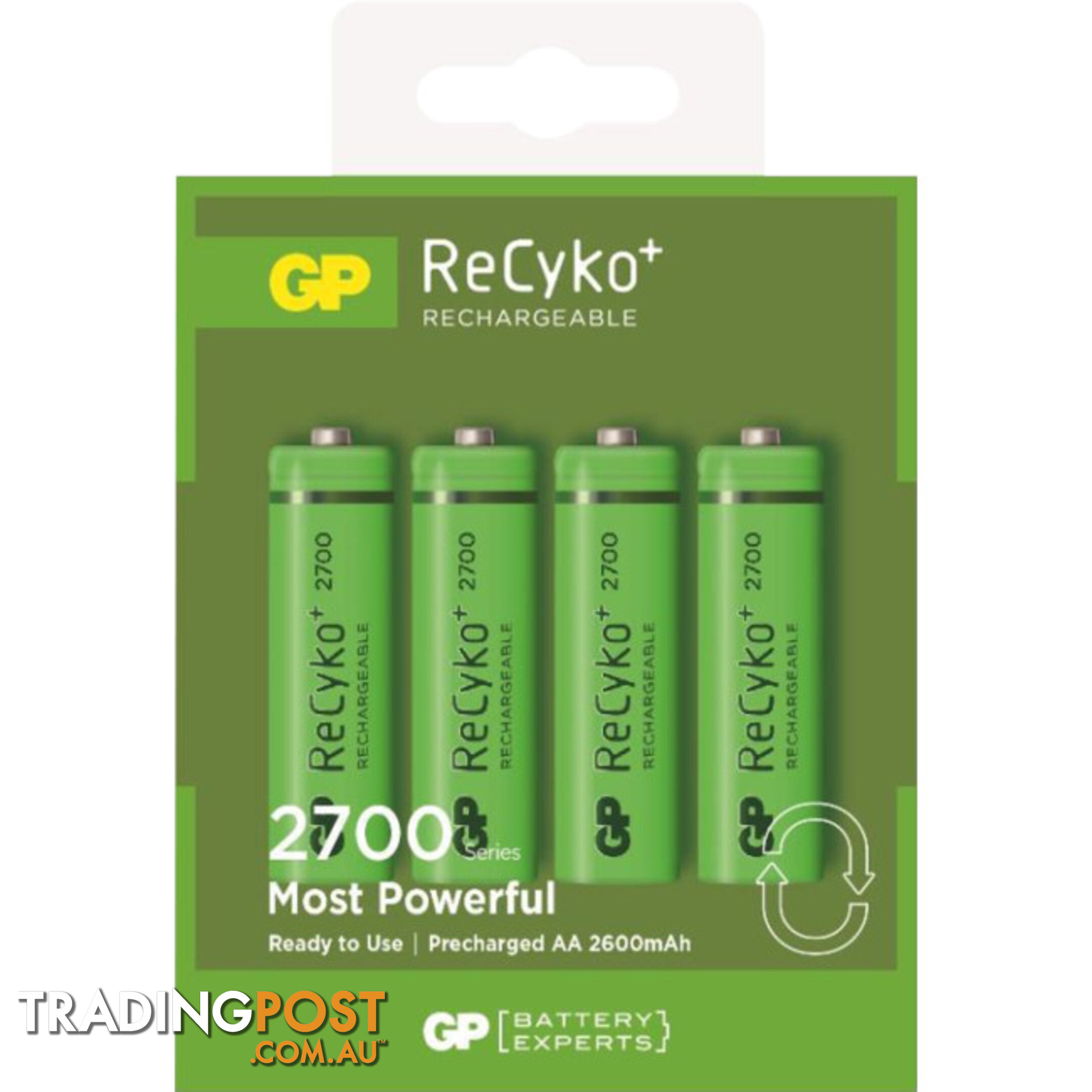 270AAHCB-C4 RECYKO 2600MAH AA BATTERIES 4P 2700 SERIES