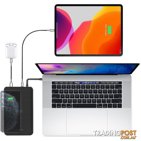 PBQI27K72W 27K MAH WIRELESS POWER BANK QI CHARGER 72W LAPTOP CHARGER - photo 5 of 10