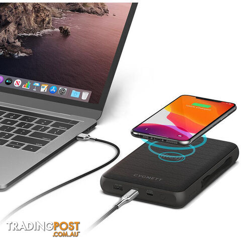 PBQI27K72W 27K MAH WIRELESS POWER BANK QI CHARGER 72W LAPTOP CHARGER - photo 4 of 10